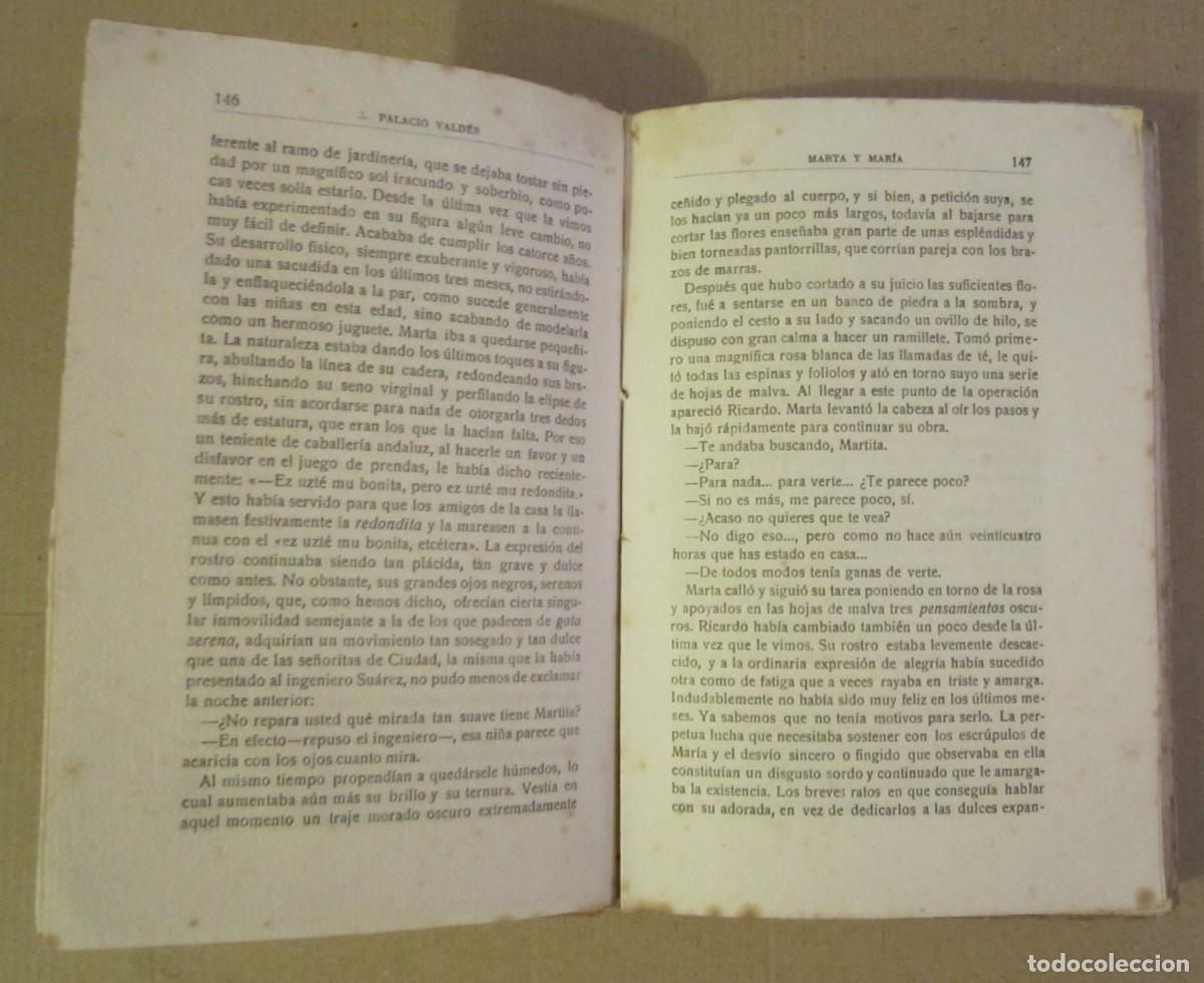Libros antiguos: MARTA Y MAR&Iacute;A. Tomo II - Armando Palacio Vald&eacute;s. - Foto 2
