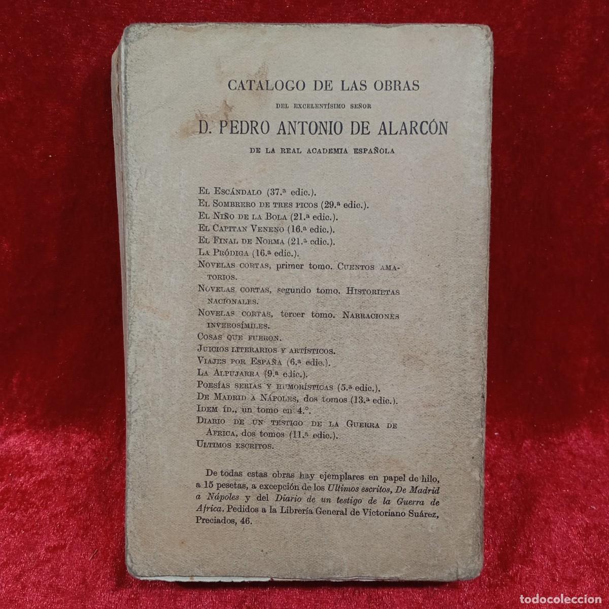 Libros antiguos: OBRAS DE D. PEDRO A. DE ALARC&Oacute;N - EL FINAL DE NORMA- MADRID - 1942 / 13.034 - Foto 2