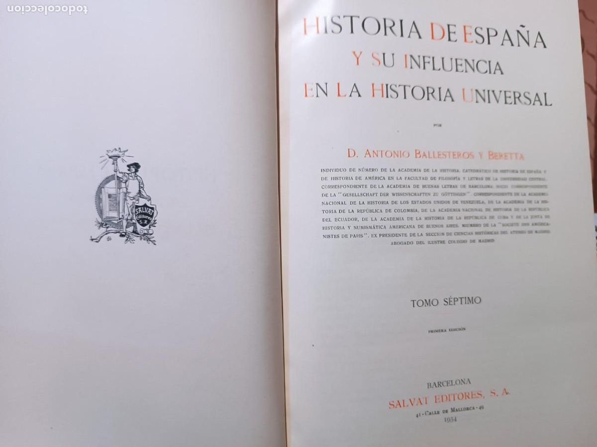 Libros antiguos: Historia de Espa&ntilde;a y si influencia en la historia universal - Foto 10