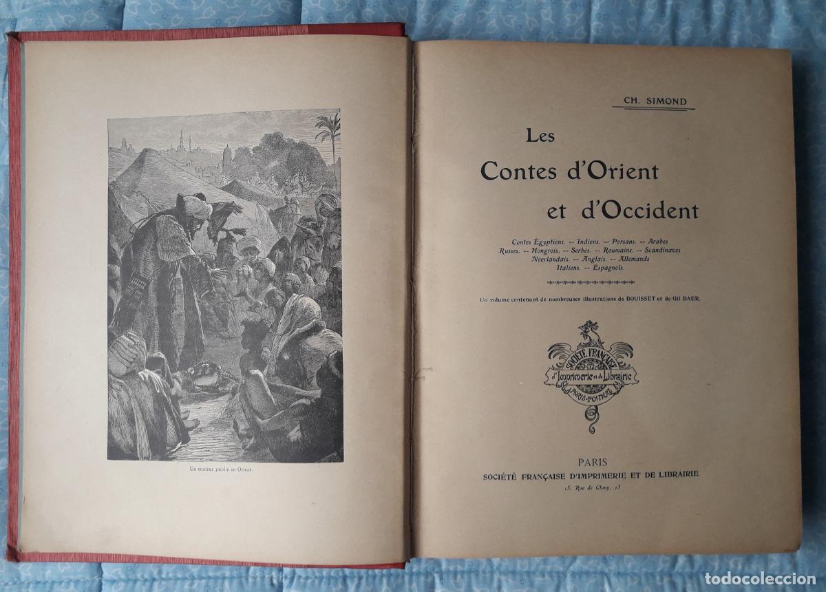 Libros antiguos: Les Contes d`Orient el d`Occident. CH. Simond - Foto 3