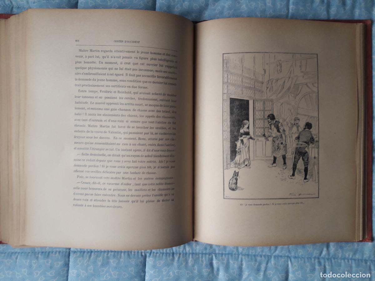 Libros antiguos: Les Contes d`Orient el d`Occident. CH. Simond - Foto 5