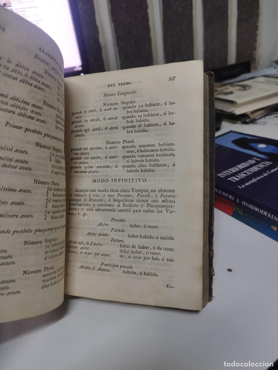 Libros antiguos: GRAMATICA ITALIANA - PEDRO TOMASI - MADRID 1801 - Foto 4