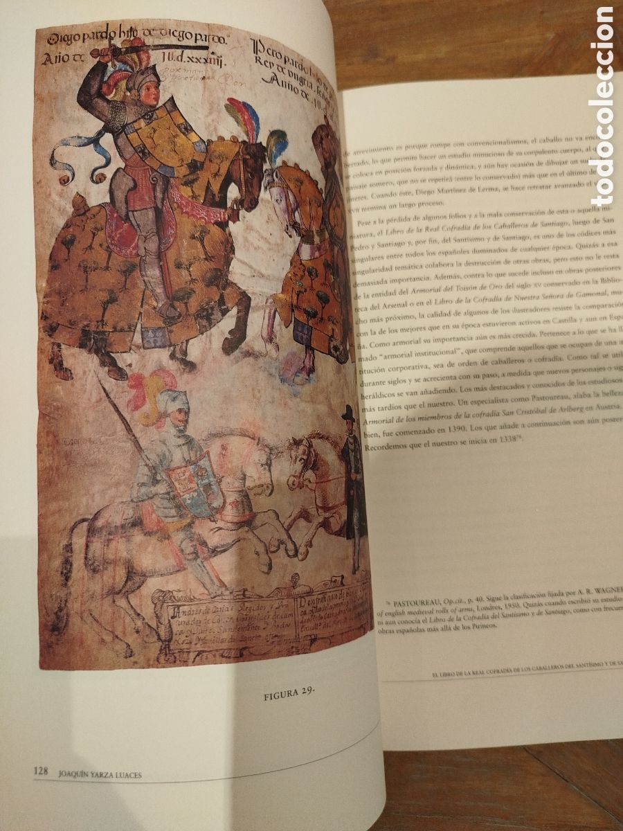 Libros antiguos: Libro de la Real Cofrad&iacute;a de los Caballeros del Sant&iacute;simo y de Santiago. Facs&iacute;mil de Silo&eacute; - Foto 5