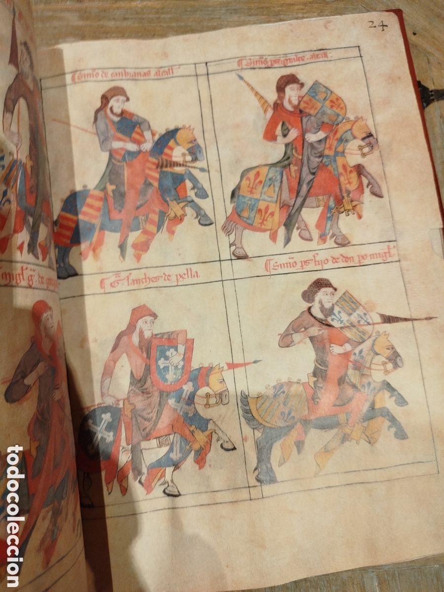 Libros antiguos: Libro de la Real Cofrad&iacute;a de los Caballeros del Sant&iacute;simo y de Santiago. Facs&iacute;mil de Silo&eacute; - Foto 10