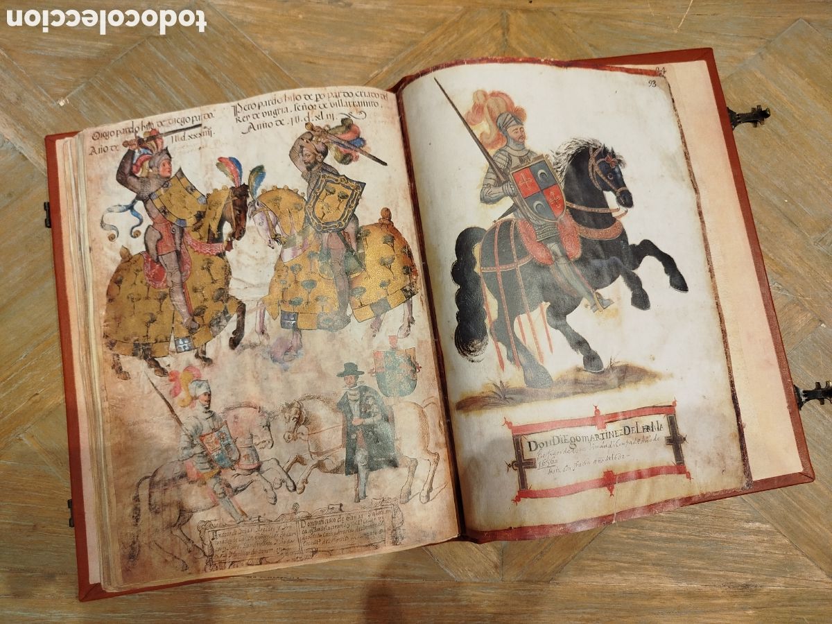 Libros antiguos: Libro de la Real Cofrad&iacute;a de los Caballeros del Sant&iacute;simo y de Santiago. Facs&iacute;mil de Silo&eacute; - Foto 12