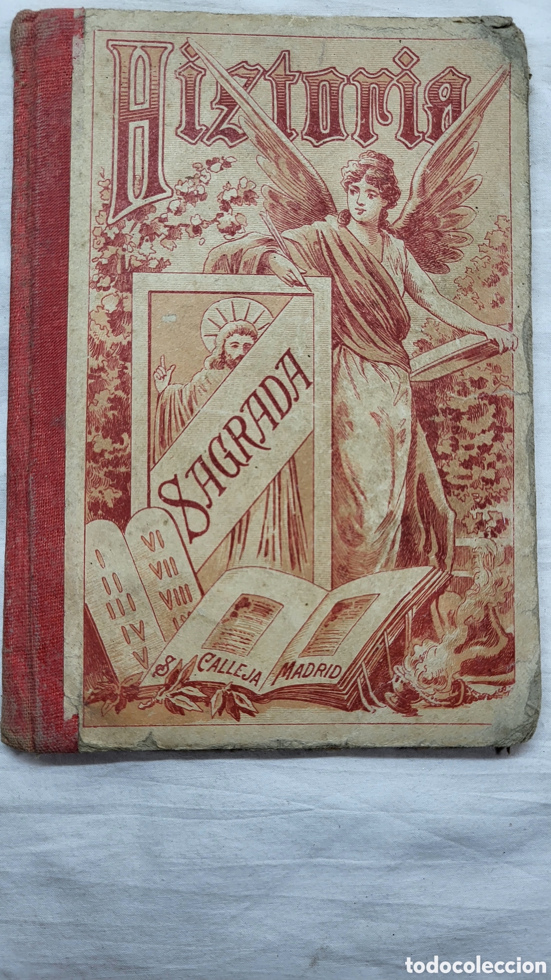 Libros antiguos: Historia Sagrada 1900 - Foto 1