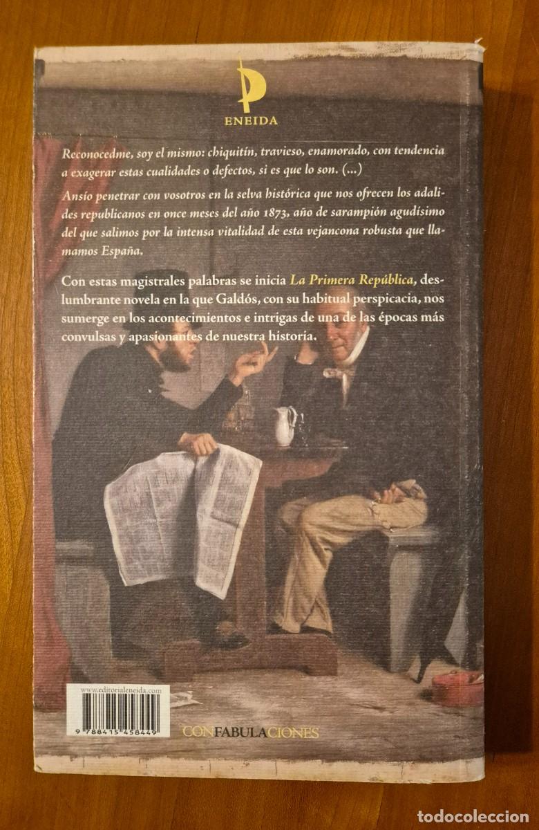 Libros antiguos: La Primera rep&uacute;blica (de Benito P&eacute;rez Gald&oacute;s) - Foto 3
