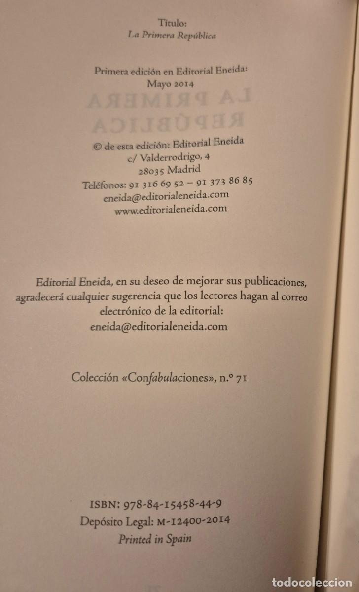 Libros antiguos: La Primera rep&uacute;blica (de Benito P&eacute;rez Gald&oacute;s) - Foto 5