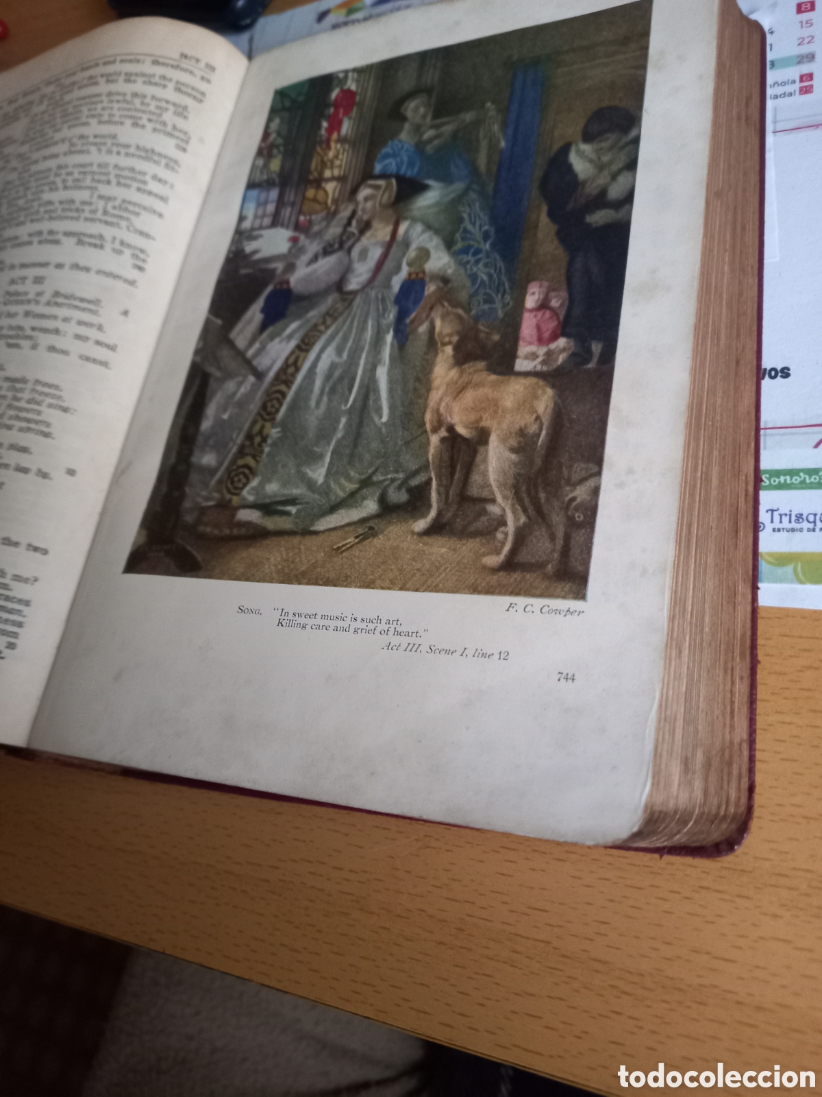 Libros antiguos: Libro de Shakespeare (principio de siglo) - Foto 3