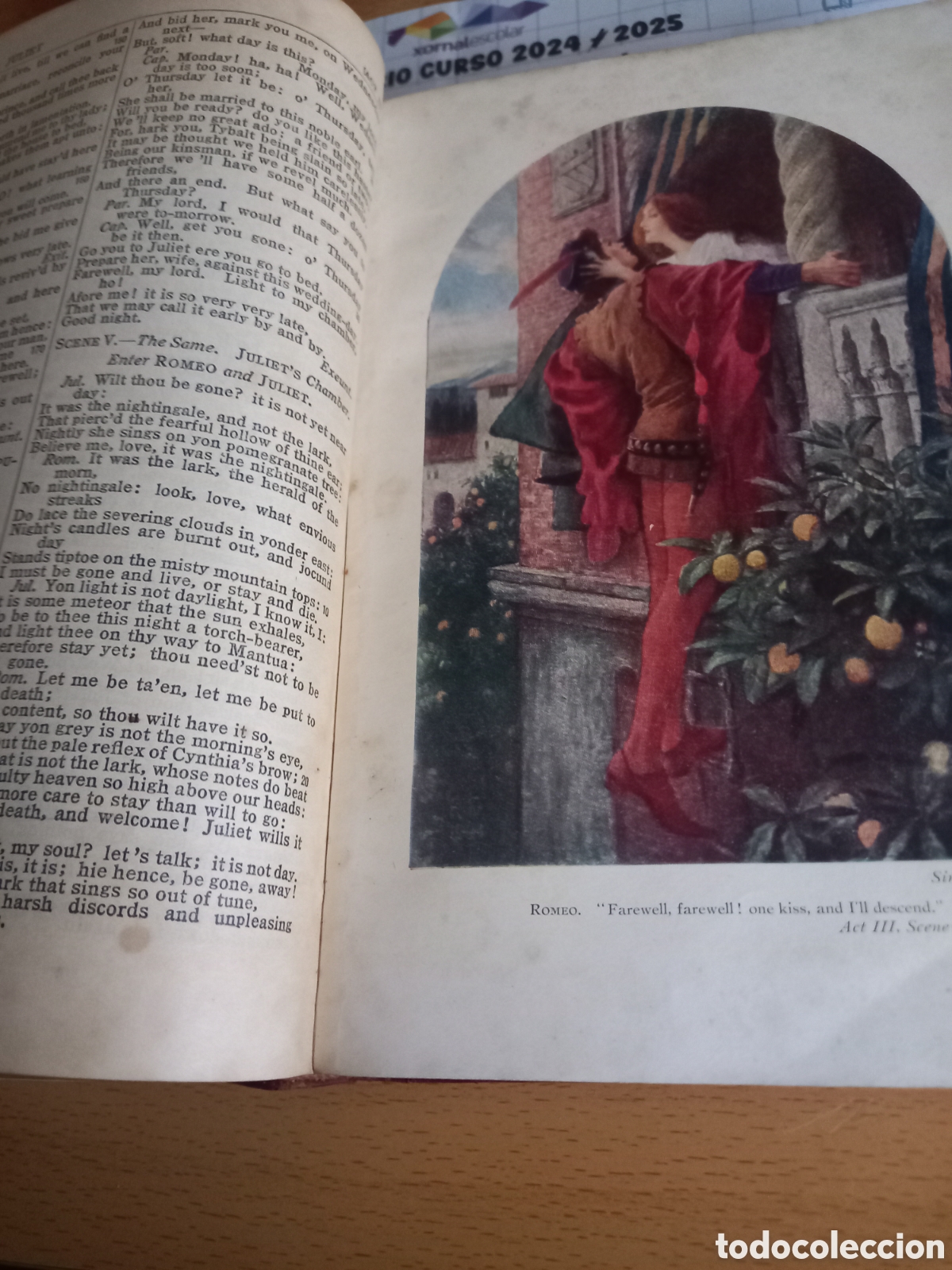 Libros antiguos: Libro de Shakespeare (principio de siglo) - Foto 4