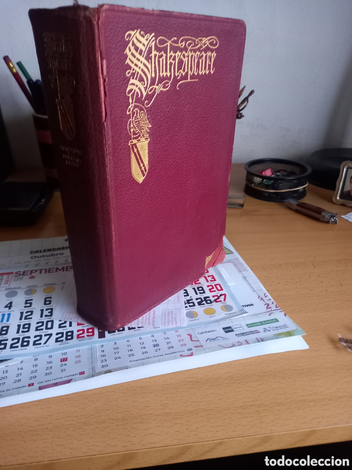 Libros antiguos: Libro de Shakespeare (principio de siglo) - Foto 1
