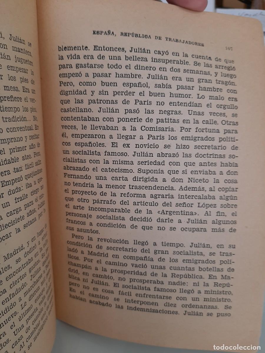 Libros antiguos: E. Eremburg. Espa&ntilde;a, rep&uacute;blica de trabajadores - Foto 4