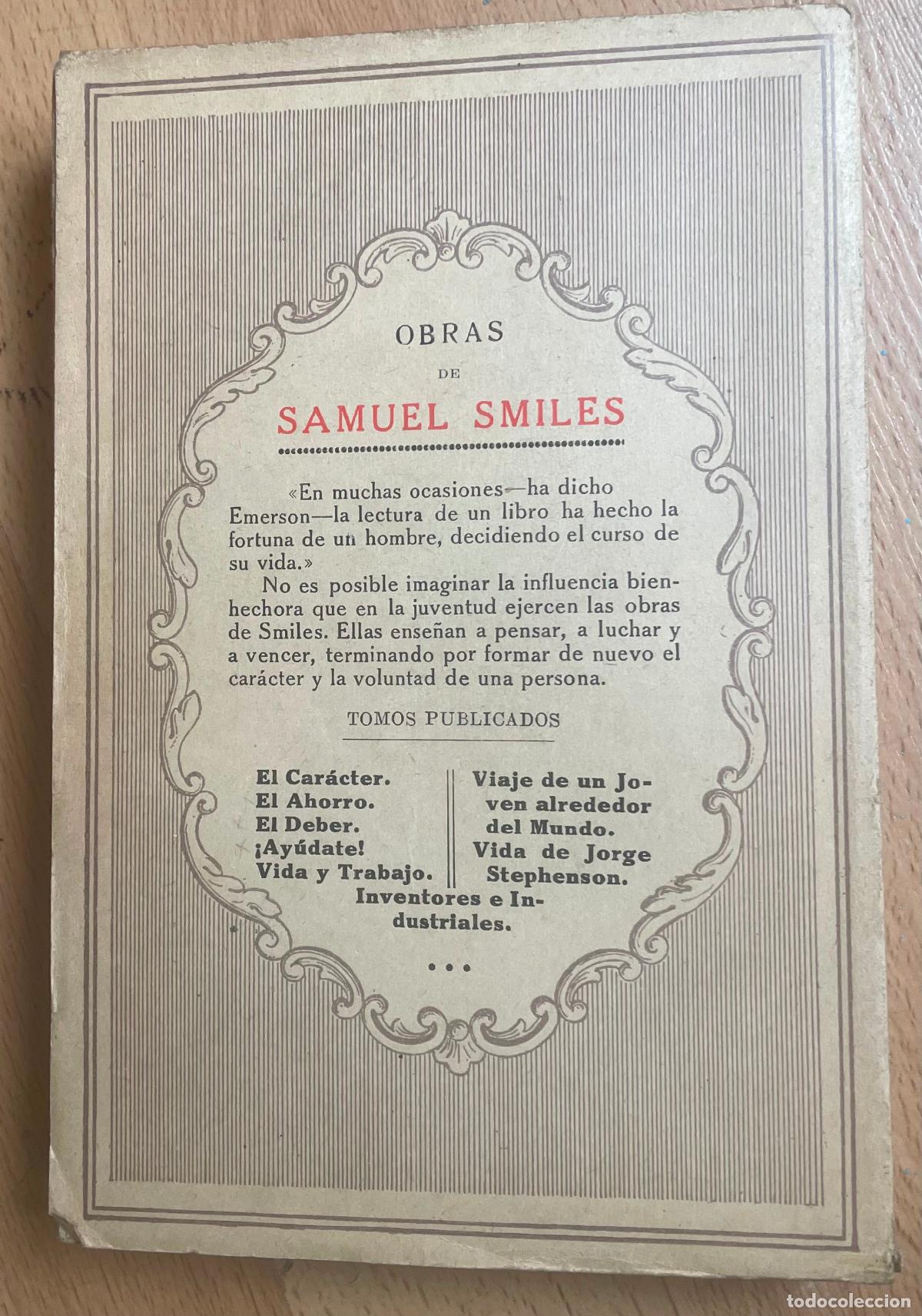 Libros antiguos: EL DEBER, Samuel Smiles - Foto 2