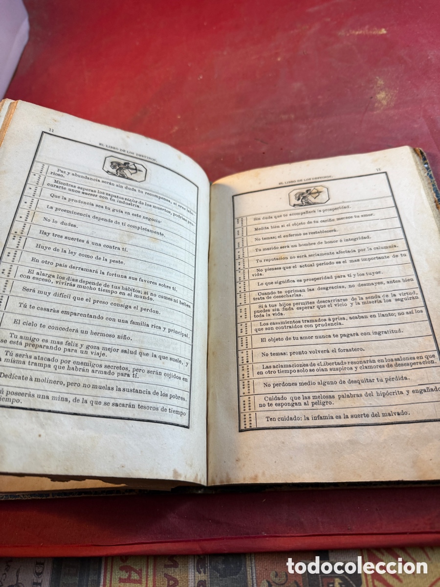 Libros antiguos: EL OR&Aacute;CULO EL LIBRO DE LOS DESTINOS 1863 - Foto 3