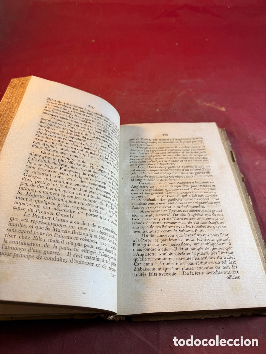 Libros antiguos: PIECES OFFICIELLES 1803 - Foto 2