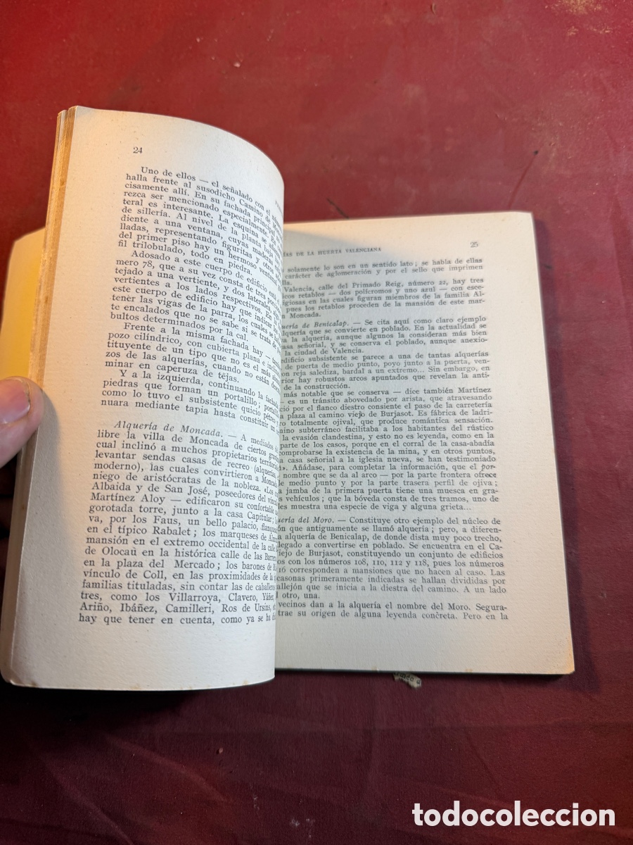 Libros antiguos: Alquer&iacute;as de la huerta valenciana 1932 - Foto 3