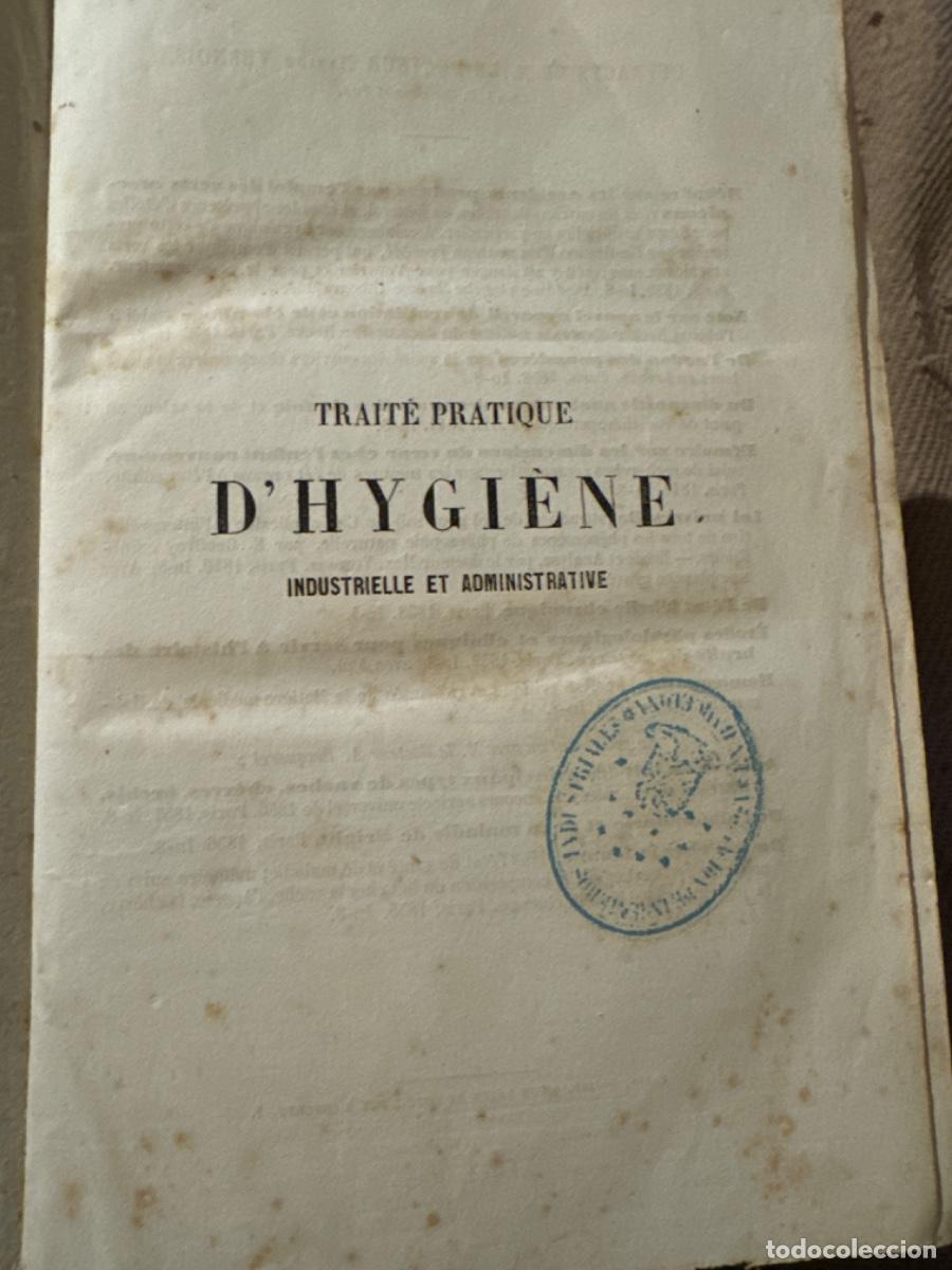 Libros antiguos: Traite practique dhygiene Industrielle et administrative - Foto 1