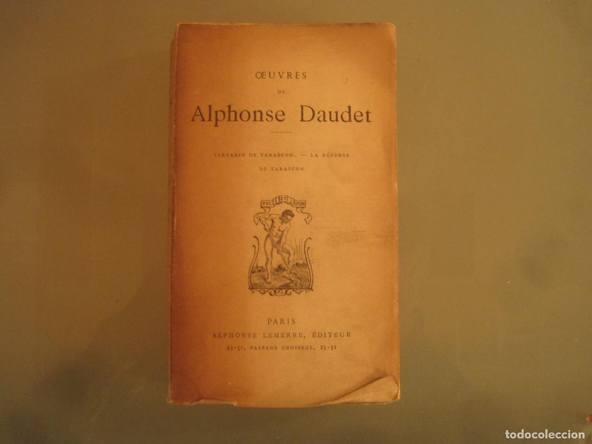 Libros antiguos: Oeuvres dAlphonse Daudet - Lemerre - Foto 1