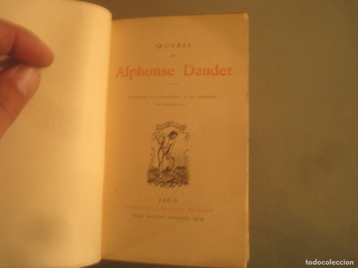 Libros antiguos: Oeuvres dAlphonse Daudet - Lemerre - Foto 2