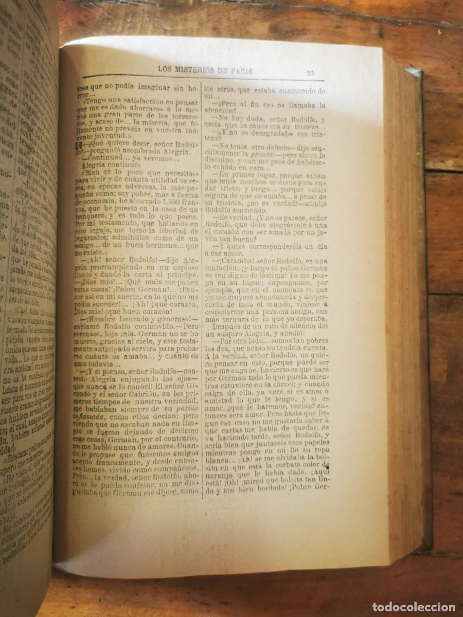 Libros antiguos: SU&Eacute;, Eugenio. Los misterios de Par&iacute;s: novela francesa - Foto 7