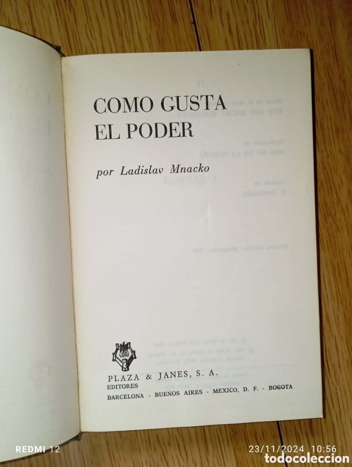 Libros antiguos: Libro como me gusta el poder - Foto 3