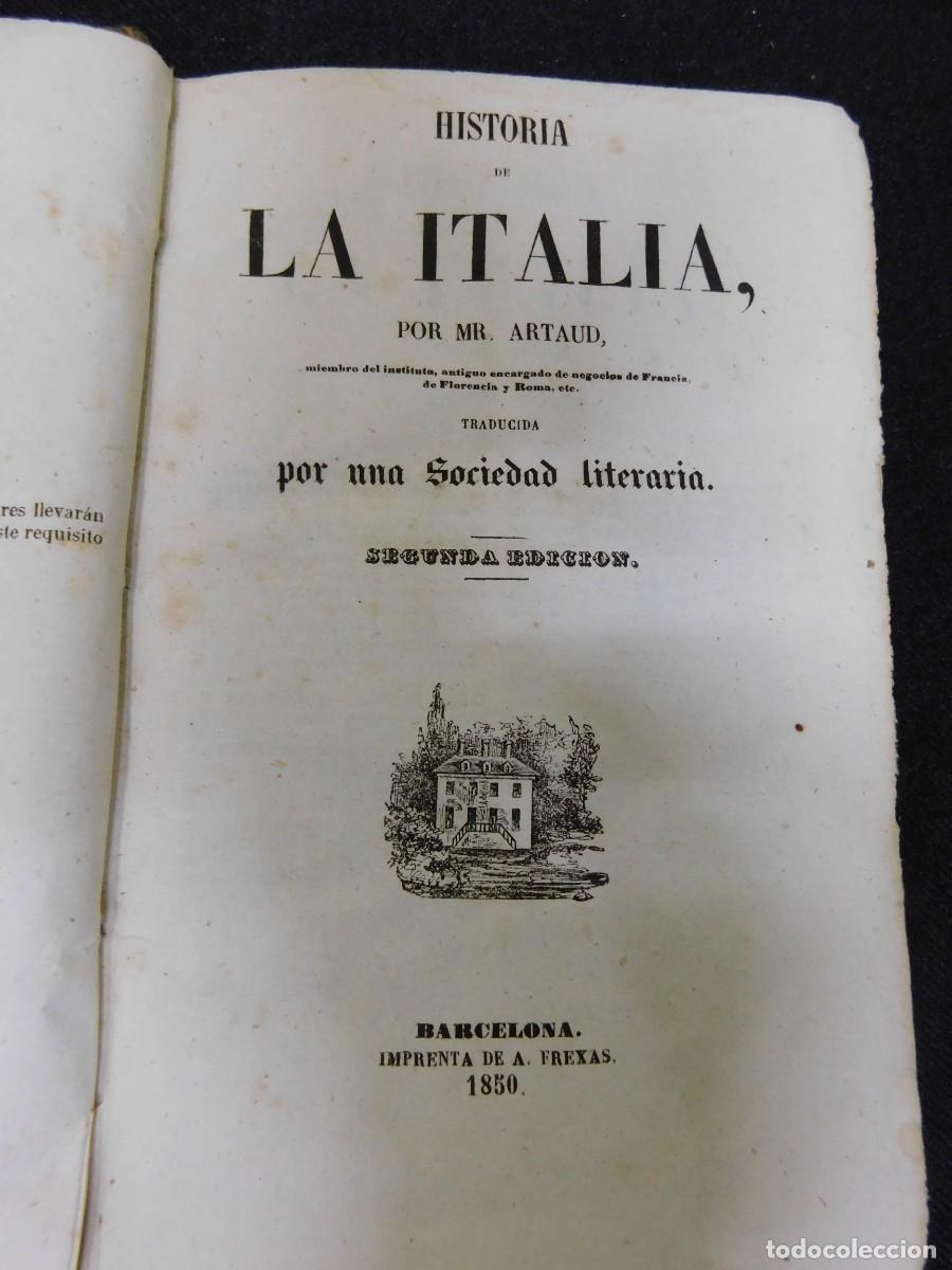 Libros antiguos: HISTORIA DE ITALIA - ED. PANORAMA - 1850 - Foto 1