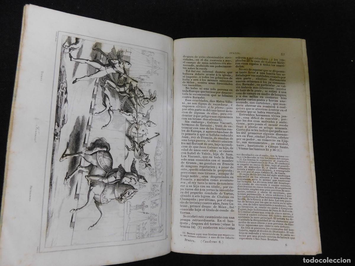 Libros antiguos: HISTORIA DE ITALIA - ED. PANORAMA - 1850 - Foto 5