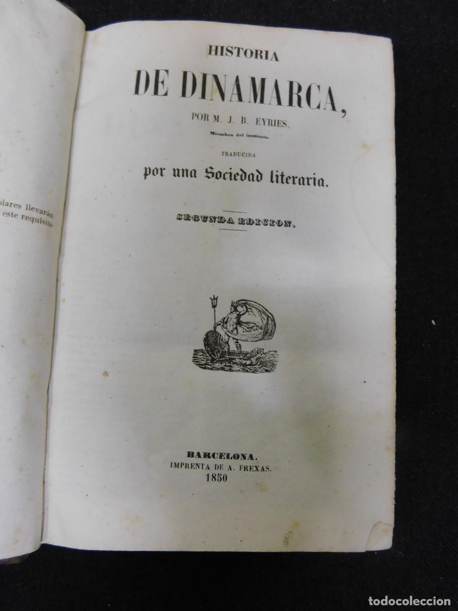 Libros antiguos: HISTORIA DE DINAMARCA - ED. PANORAMA - 1850 - Foto 1