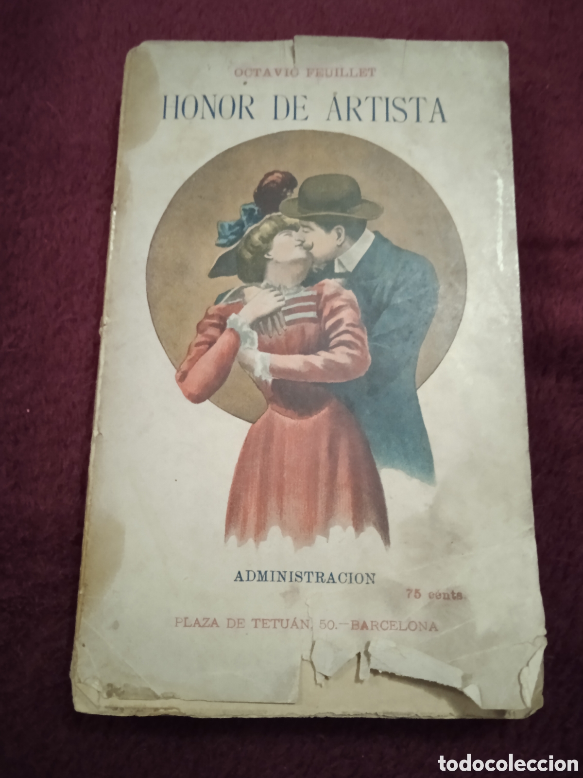 Libros antiguos: HONOR DE ARTISTA / OCTAVIO FEUILLET - Foto 1
