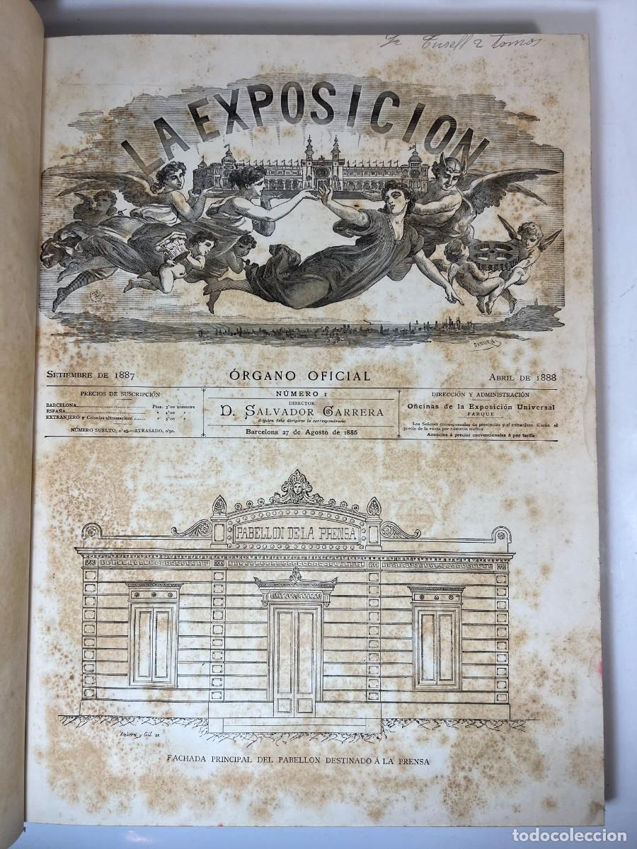 Libros antiguos: LA EXPOSICION UNIVERSAL DE BARCELONA 1888 - Foto 2