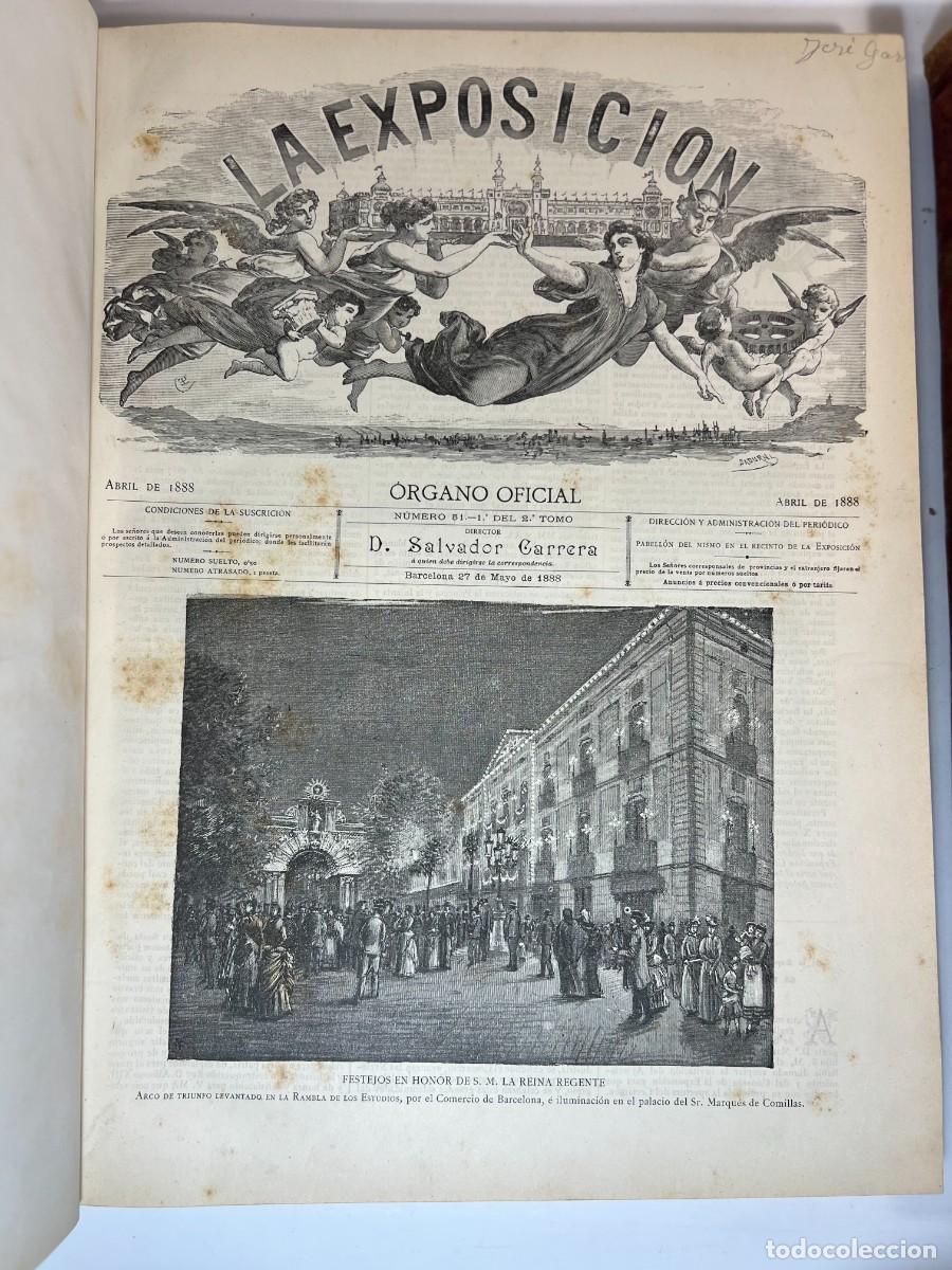 Libros antiguos: LA EXPOSICION UNIVERSAL DE BARCELONA 1888 - Foto 3