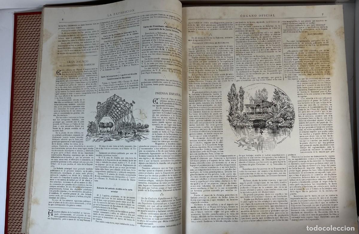 Libros antiguos: LA EXPOSICION UNIVERSAL DE BARCELONA 1888 - Foto 4