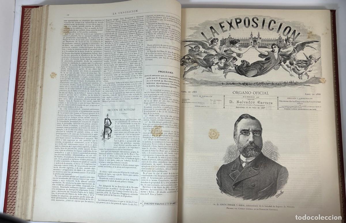 Libros antiguos: LA EXPOSICION UNIVERSAL DE BARCELONA 1888 - Foto 6
