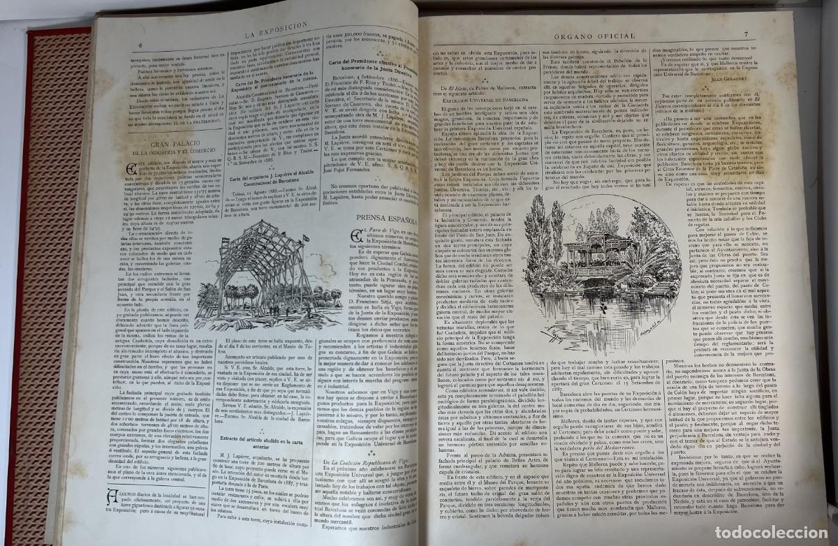 Libros antiguos: LA EXPOSICION UNIVERSAL DE BARCELONA 1888 - Foto 9