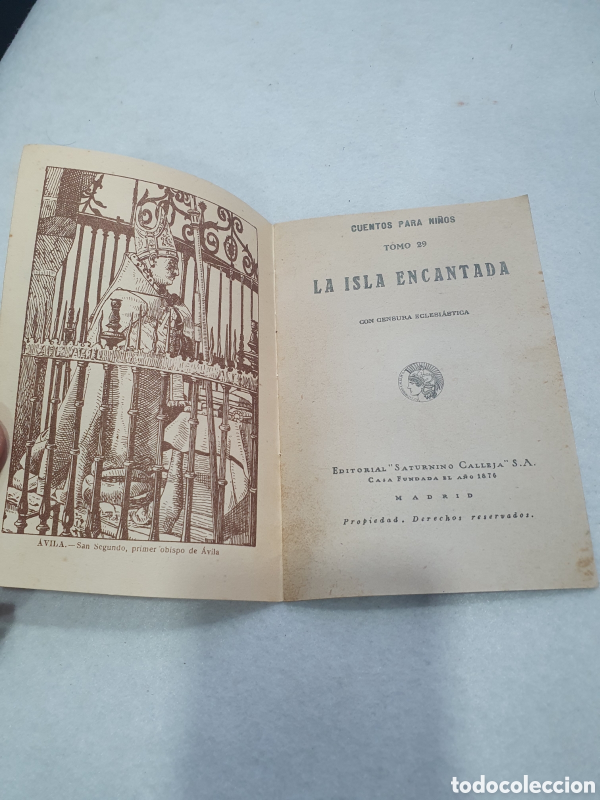 Libros antiguos: La isla encantada. Calleja. (L30) - Foto 2