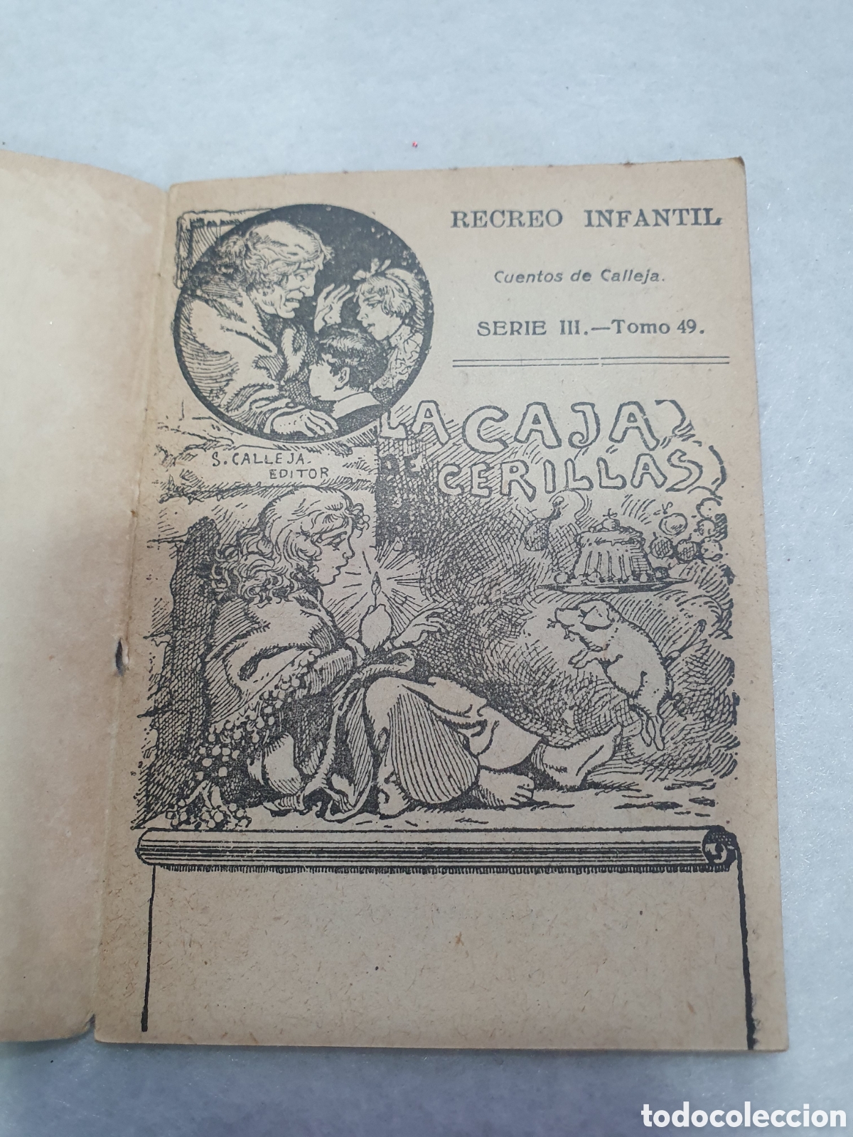 Libros antiguos: La caja de cerillas. Calleja. (L30) - Foto 2