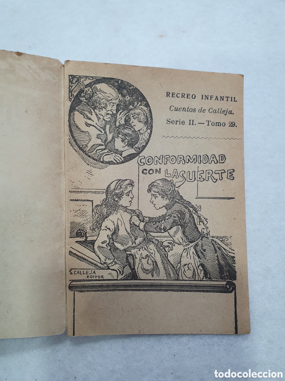 Libros antiguos: Conformidad con la suerte. Calleja. (L30) - Foto 2