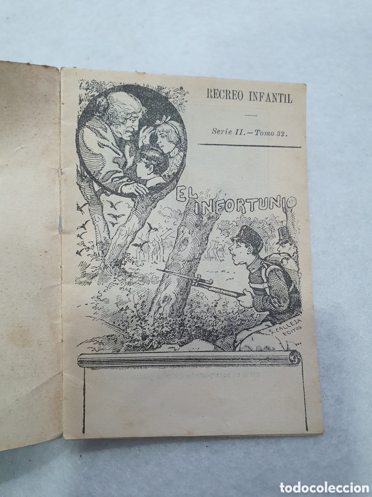 Libros antiguos: El infortunio. Calleja. (L30) - Foto 2