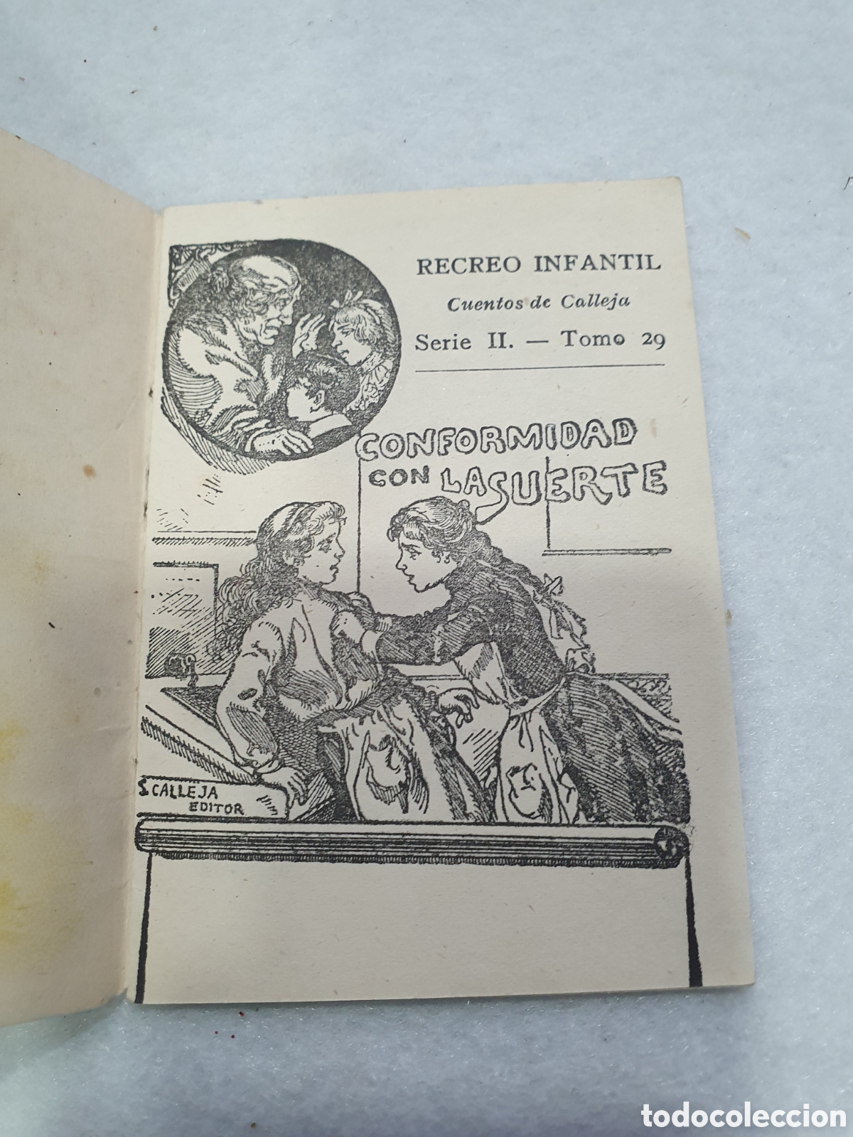 Libros antiguos: Conformidad con la suerte. Calleja. (L30) - Foto 2