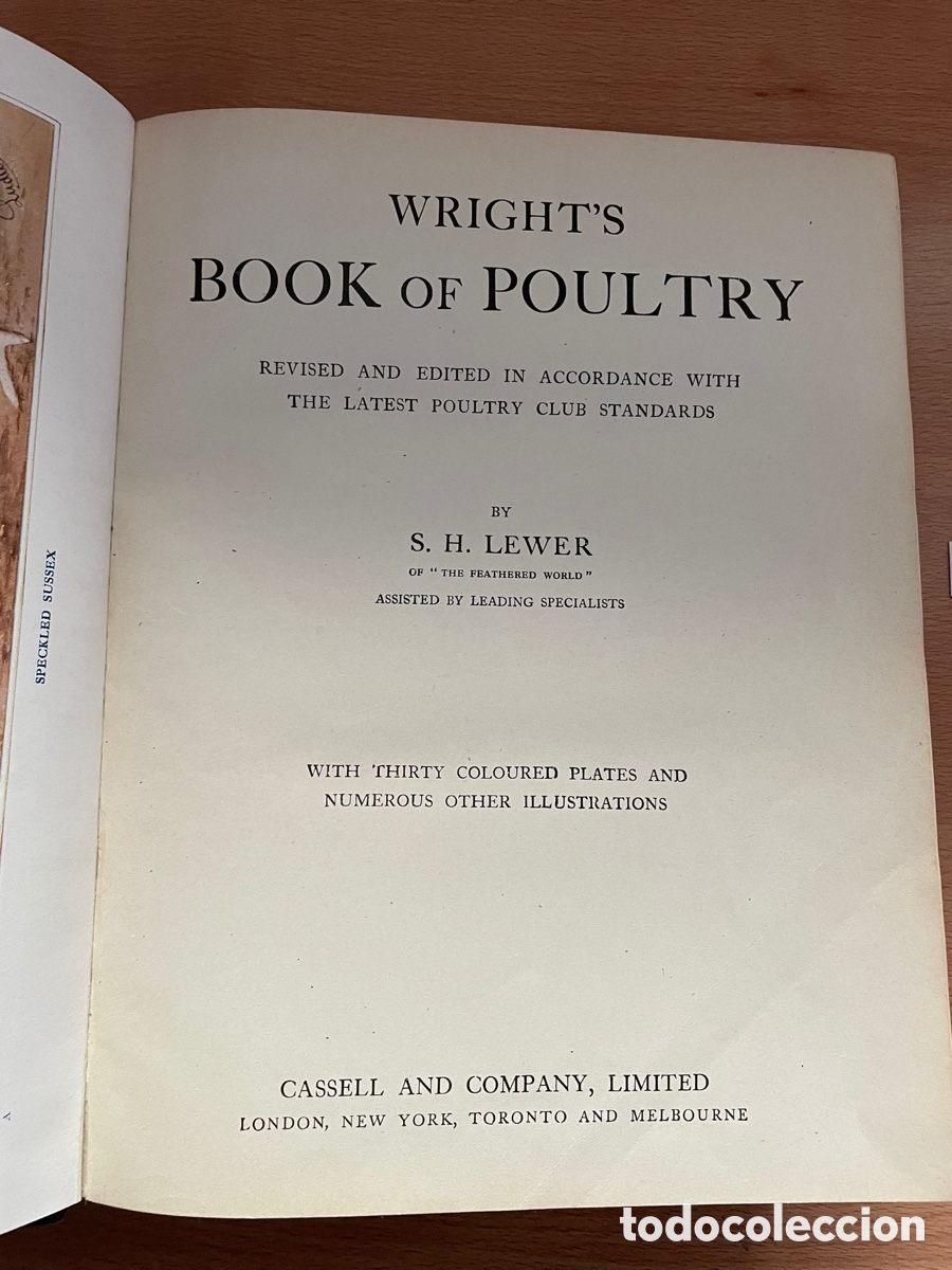 Libros antiguos: WRIGHTS BOOK OF POULTRY - Foto 2