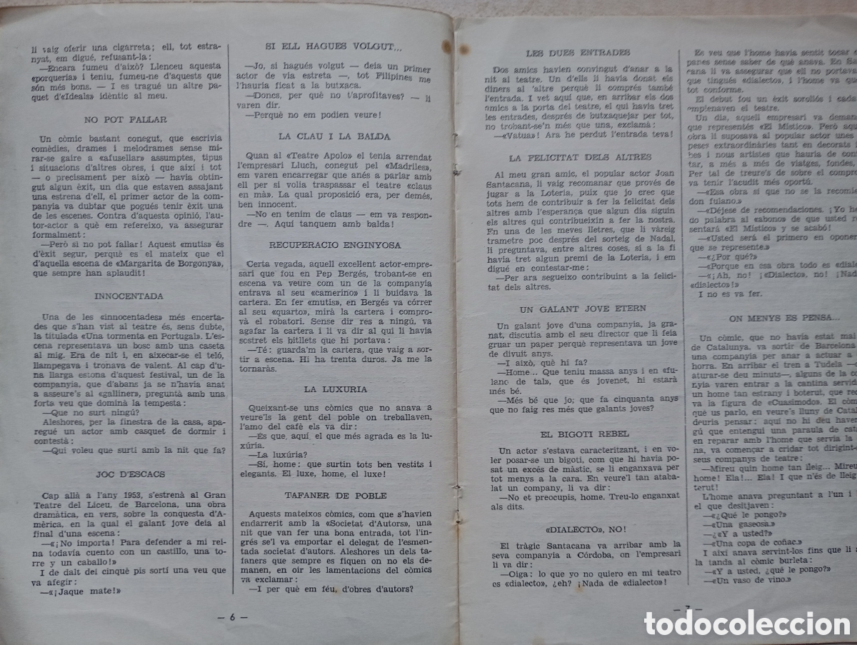 Libros antiguos: An&egrave;cdotes i filosofies teatrals - Foto 2