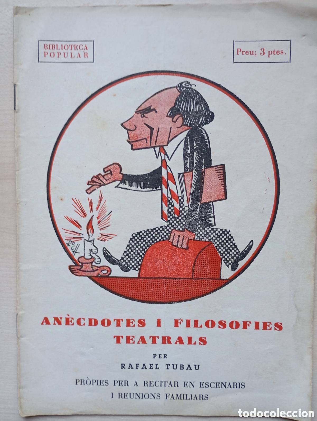Libros antiguos: An&egrave;cdotes i filosofies teatrals - Foto 1