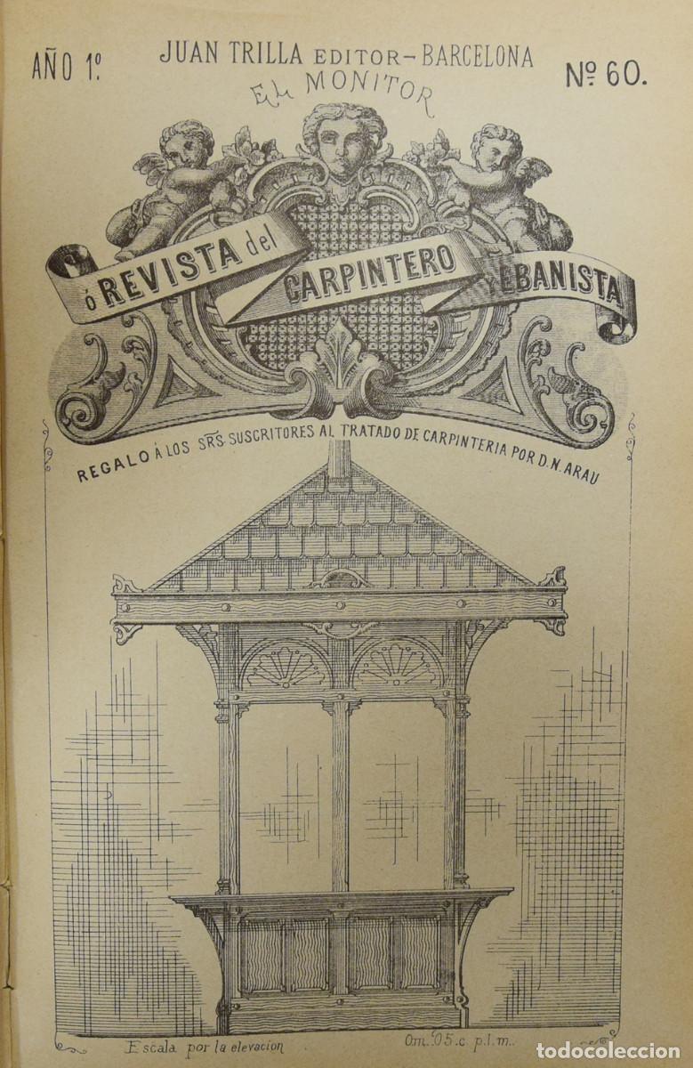 Libros antiguos: TRATADO COMPLETO DE CARPINTER&Iacute;A - Narciso ARAU Y VIDAL - Foto 8