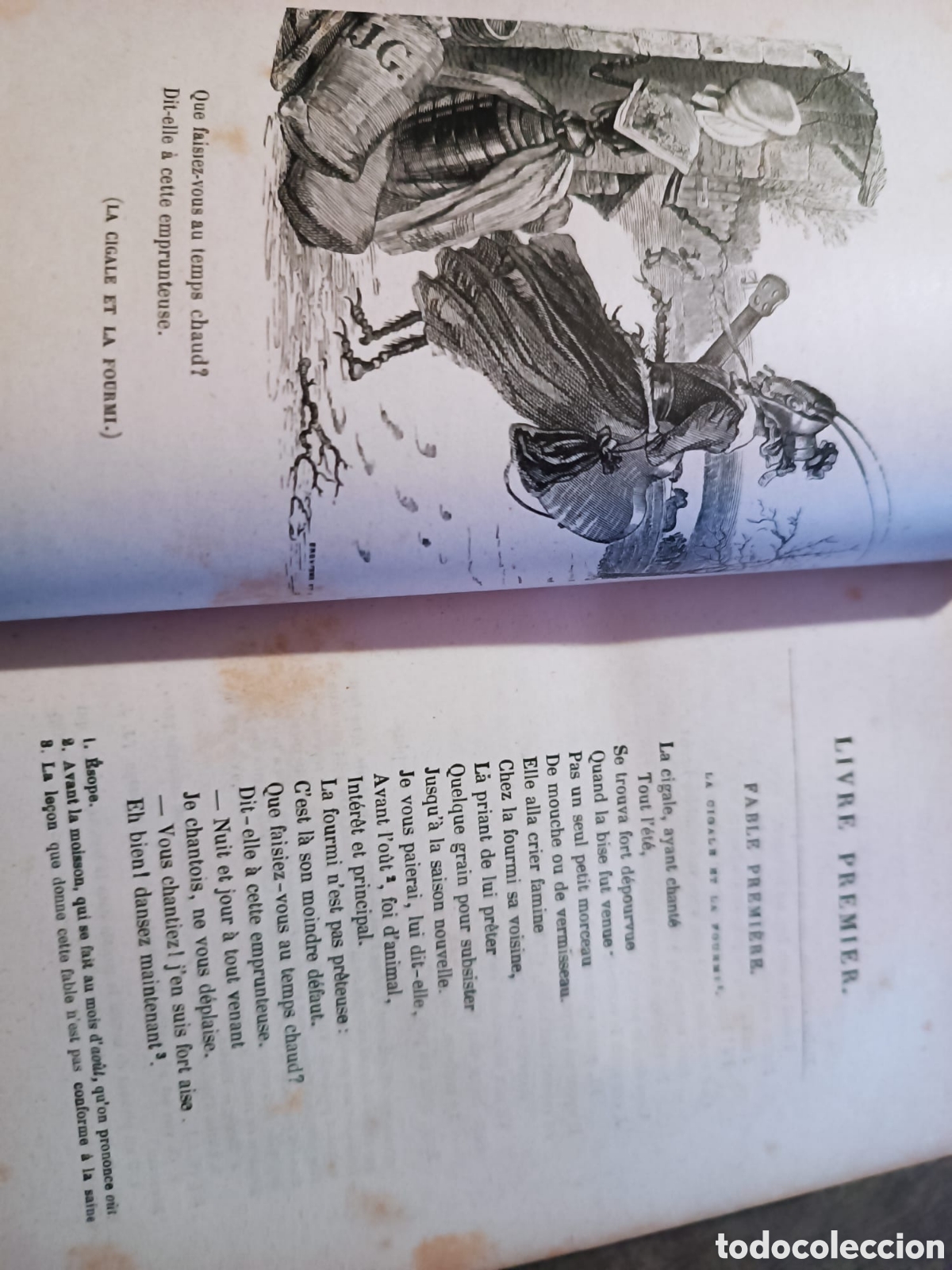 Libros antiguos: Fables de la Fontaine, Lemaistre - Foto 2