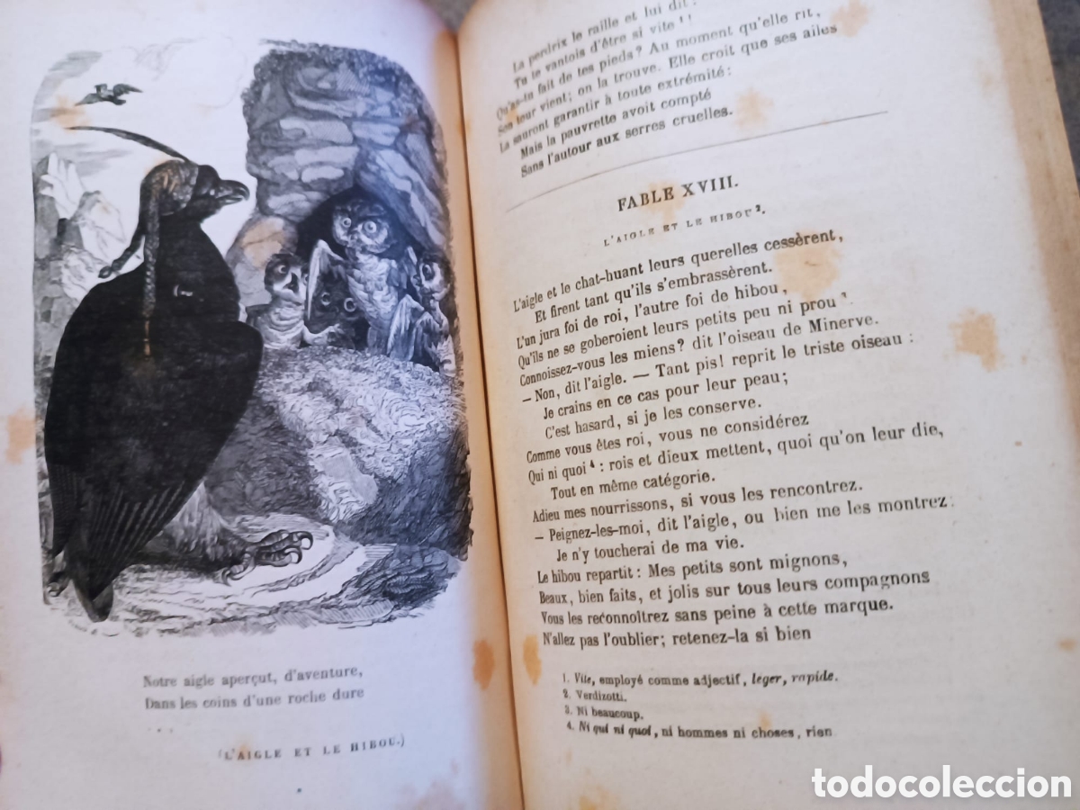 Libros antiguos: Fables de la Fontaine, Lemaistre - Foto 9