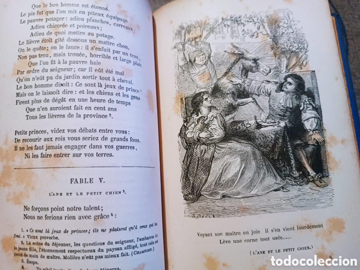 Libros antiguos: Fables de la Fontaine, Lemaistre - Foto 10