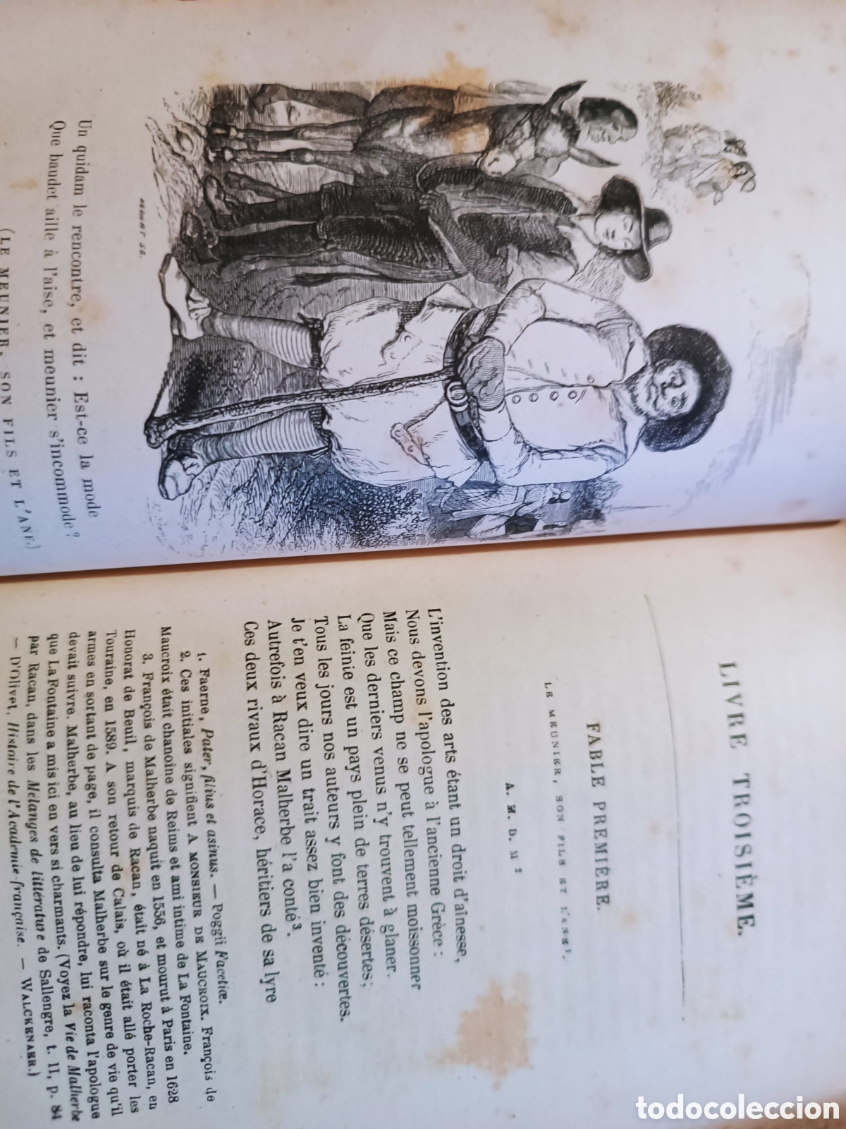 Libros antiguos: Fables de la Fontaine, Lemaistre - Foto 12