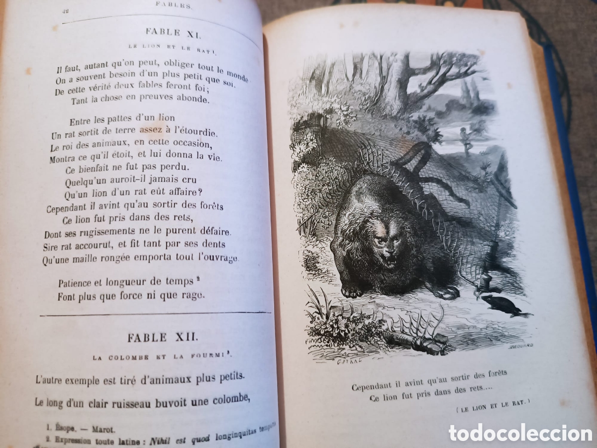 Libros antiguos: Fables de la Fontaine, Lemaistre - Foto 13