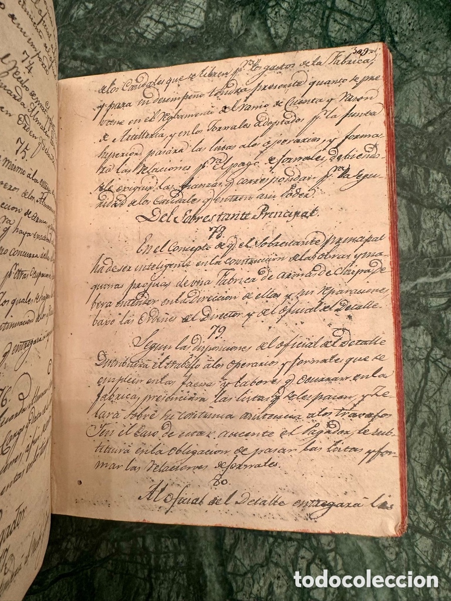 Libros antiguos: Libro manuscrito de ordenanzas - Foto 6