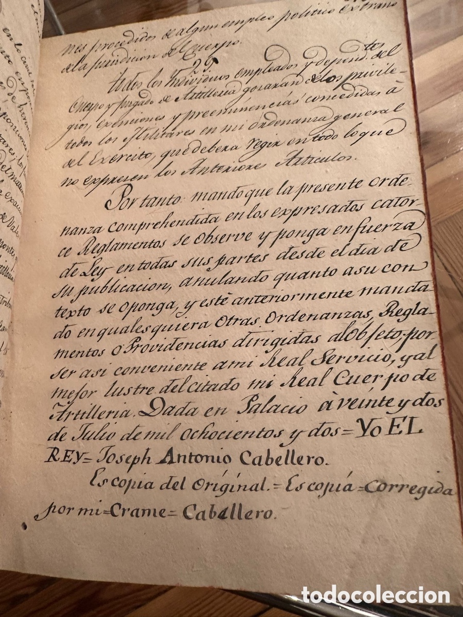 Libros antiguos: Libro manuscrito de ordenanzas - Foto 9